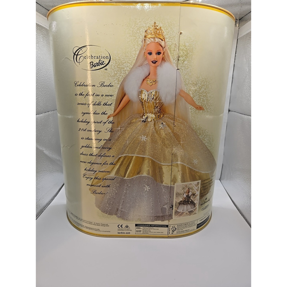 NEW Celebration Barbie Special 2000 Edition Limited Ed w/Holiday Ornament 28269